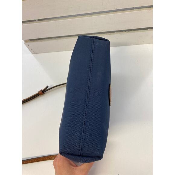 DOONEY & BOURKE SMALL NAVY CANVAS CROSSBODY BAG (ASIS) - Picture 6 of 15